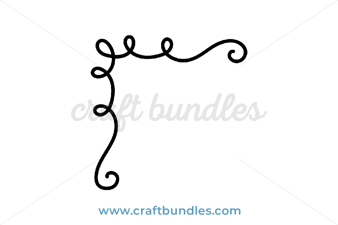 Filigree Corner Decoration SVG Cut File - CraftBundles