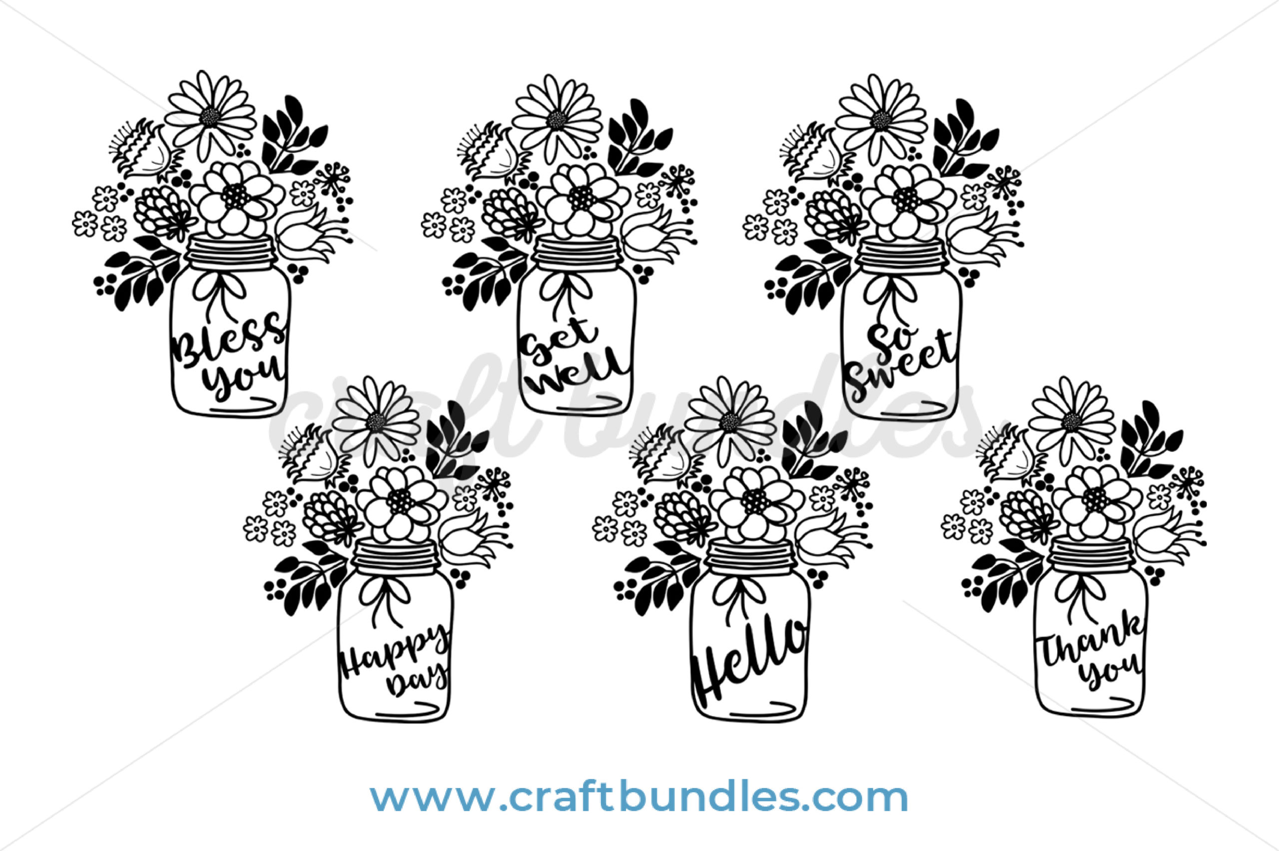 Funny Cookie Jars - Kitchen SVG and Cut Files for Crafters