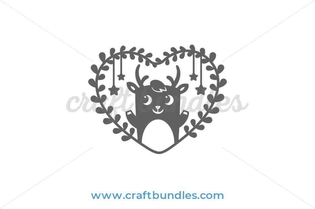 Baby Moose SVG Cut File - CraftBundles