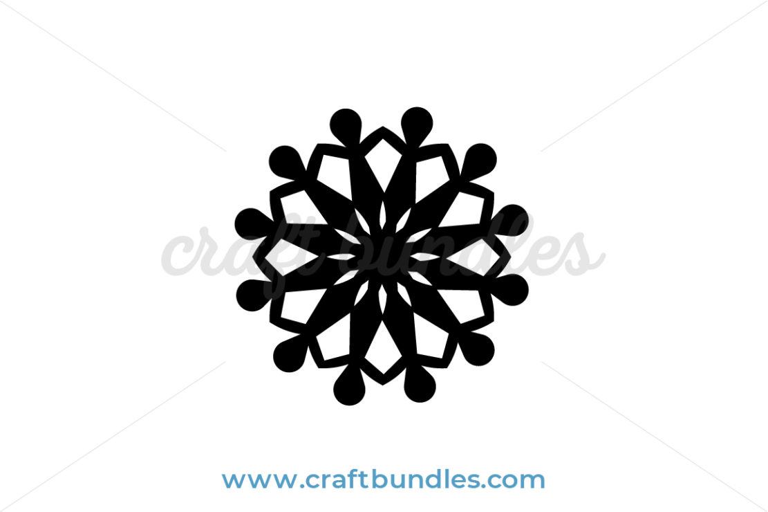 Floral Mandala Element SVG Cut File - CraftBundles