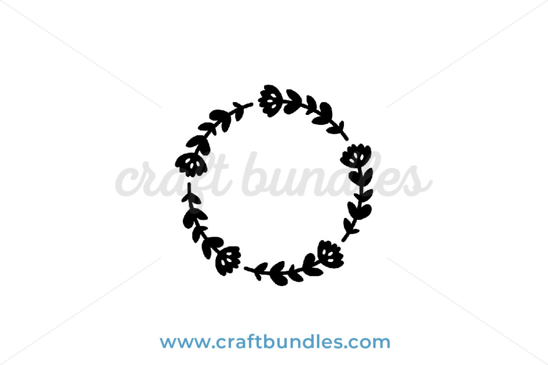 Decorative Wreath Svg Cut File Craftbundles