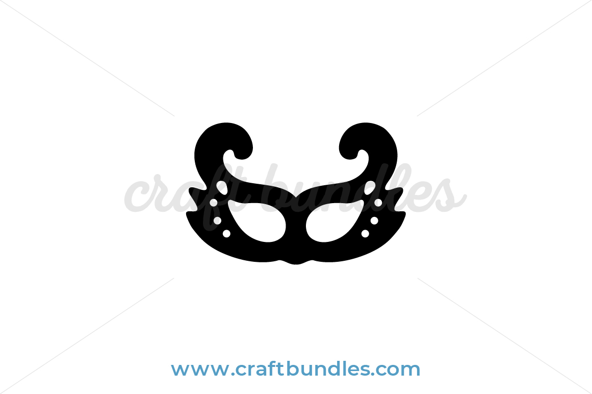 Download Party Mask Svg Cut File Craftbundles