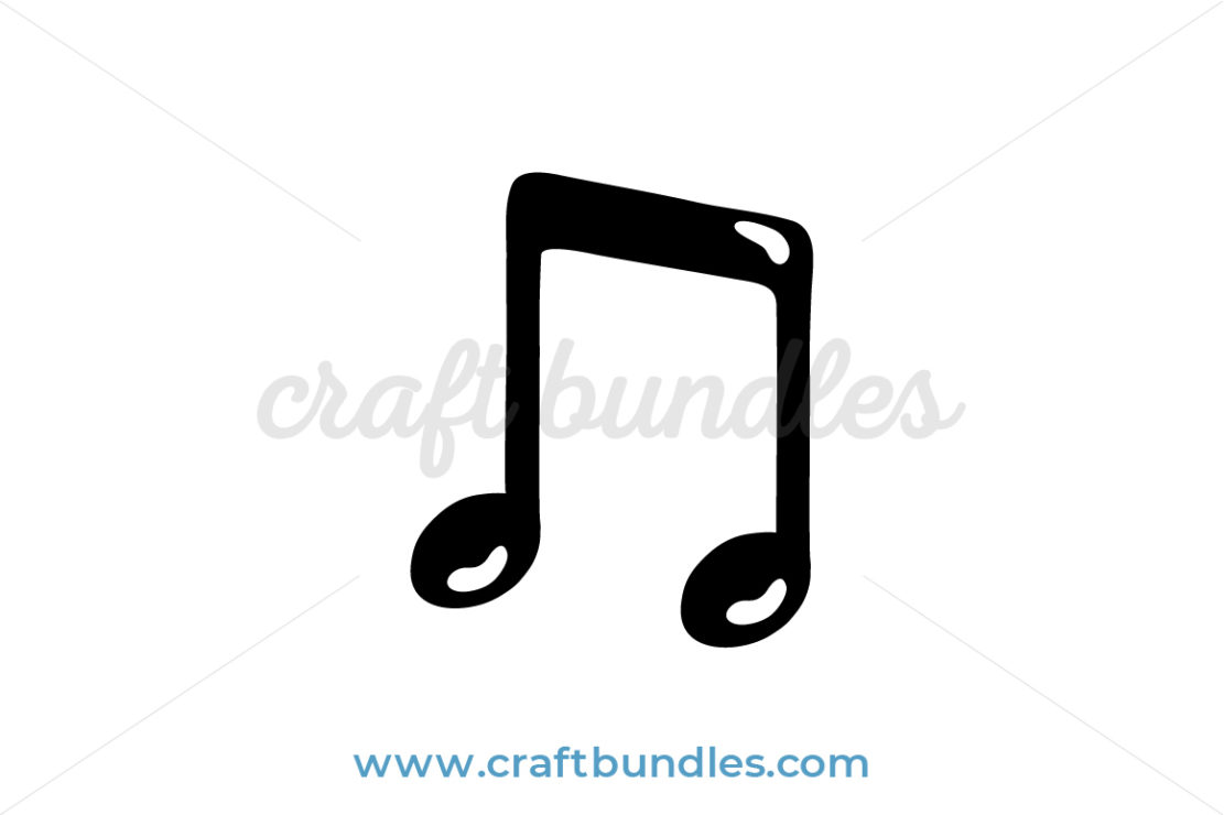 Music Note SVG Cut File - CraftBundles