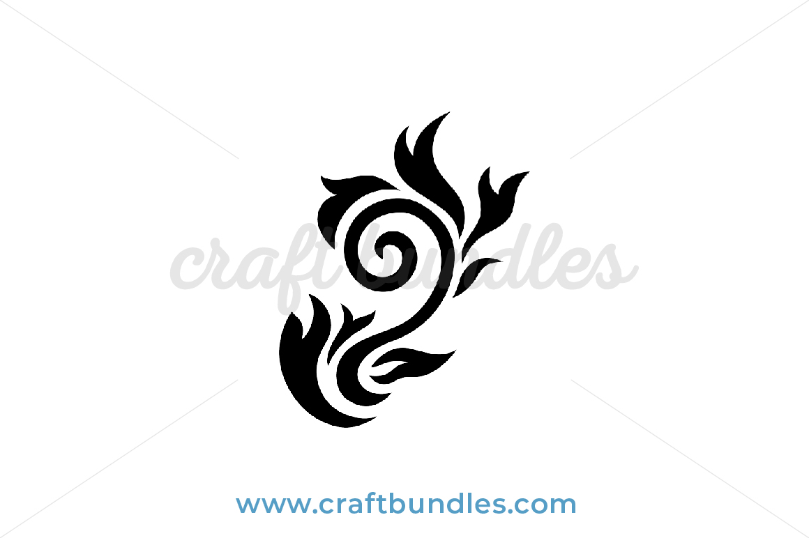 Floral SVG Cut File - CraftBundles