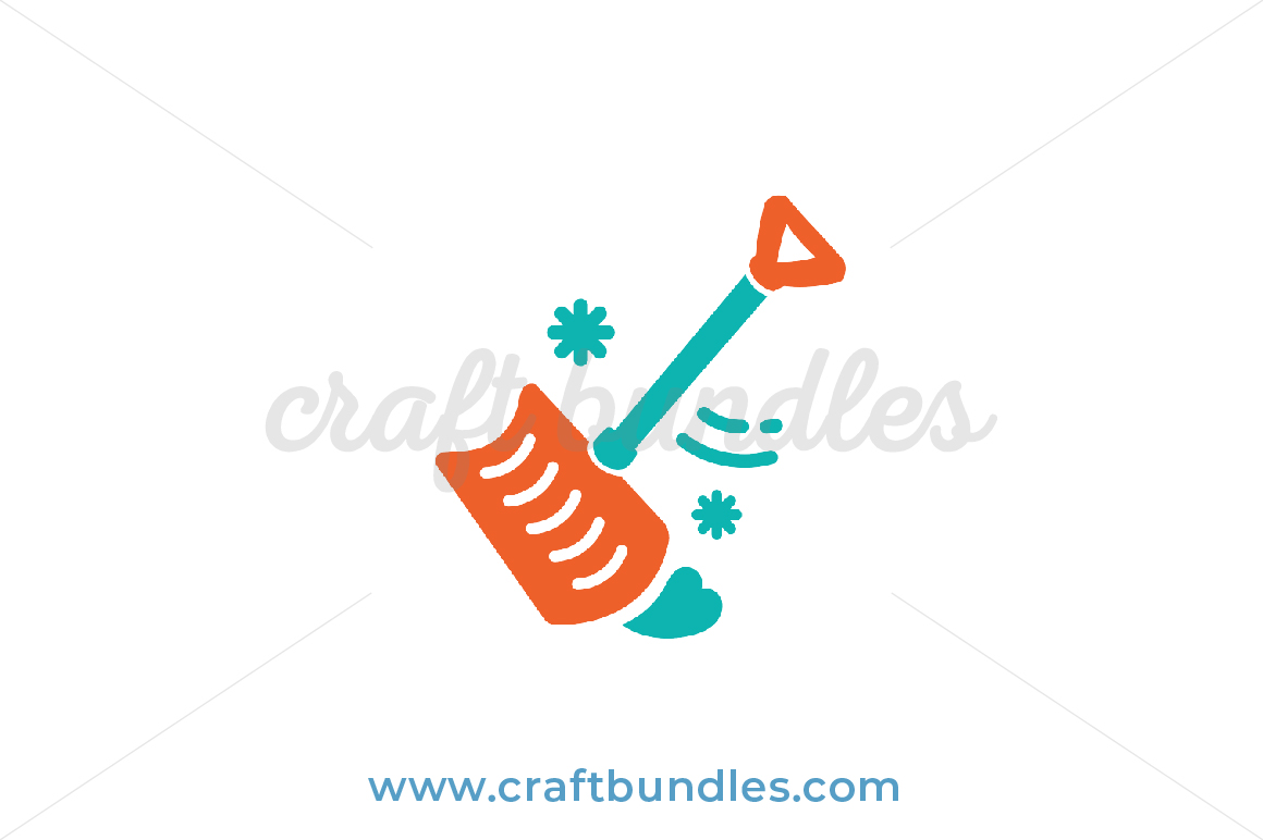 Winter Shovel SVG Cut File - CraftBundles