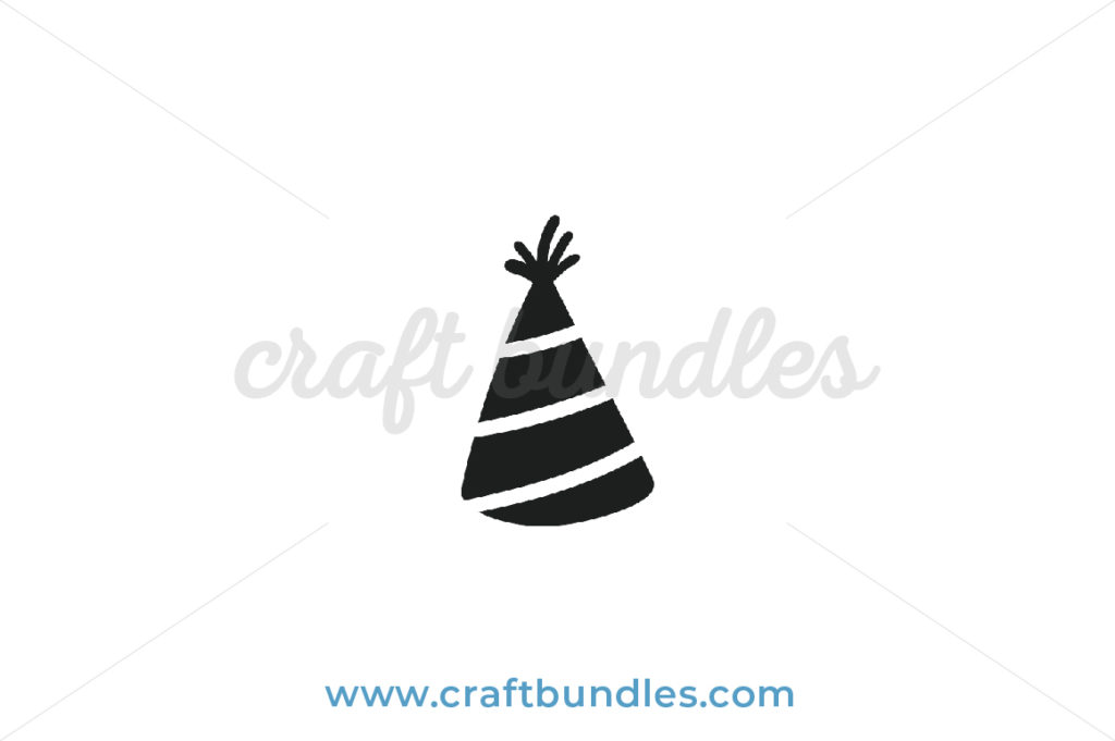 Party Hat SVG Cut File - CraftBundles