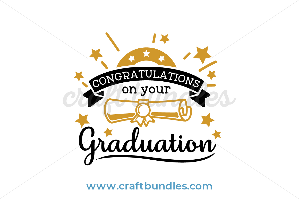 Download Congrats On Graduation Svg Cut File Craftbundles