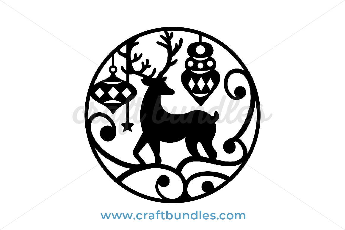 Reindeer SVG Cut File - CraftBundles