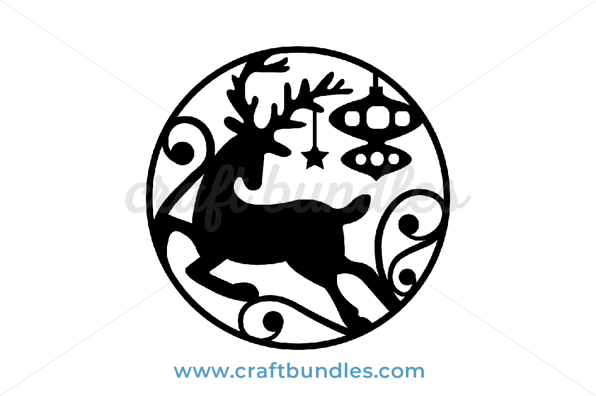 Reindeer SVG Cut File - CraftBundles