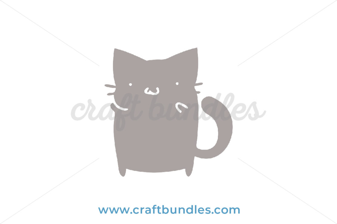 Adorable Kitty SVG Cut File - CraftBundles