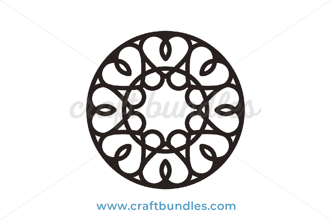 Download Circular Mandala Svg Cut File Craftbundles