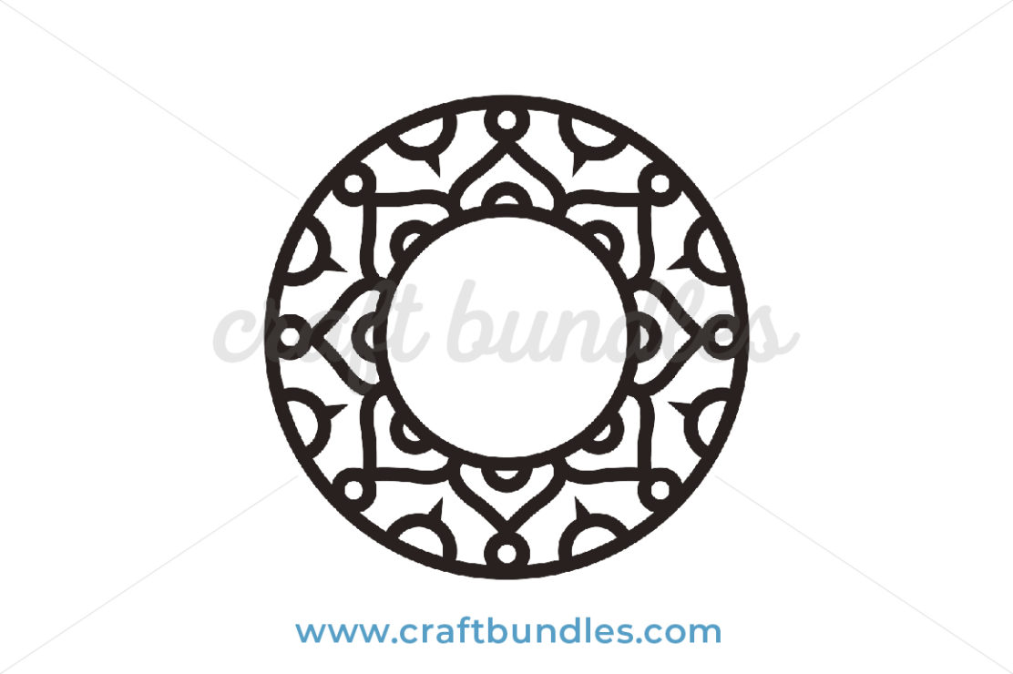 Download Circular Mandala SVG Cut File - CraftBundles