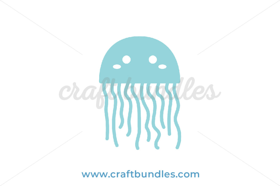 Jellyfish SVG Cut File - CraftBundles