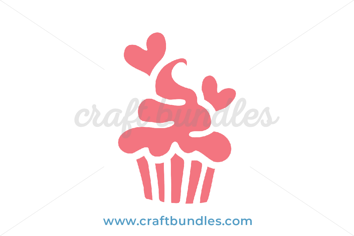 Cute Cupcake Svg Cut File Craftbundles