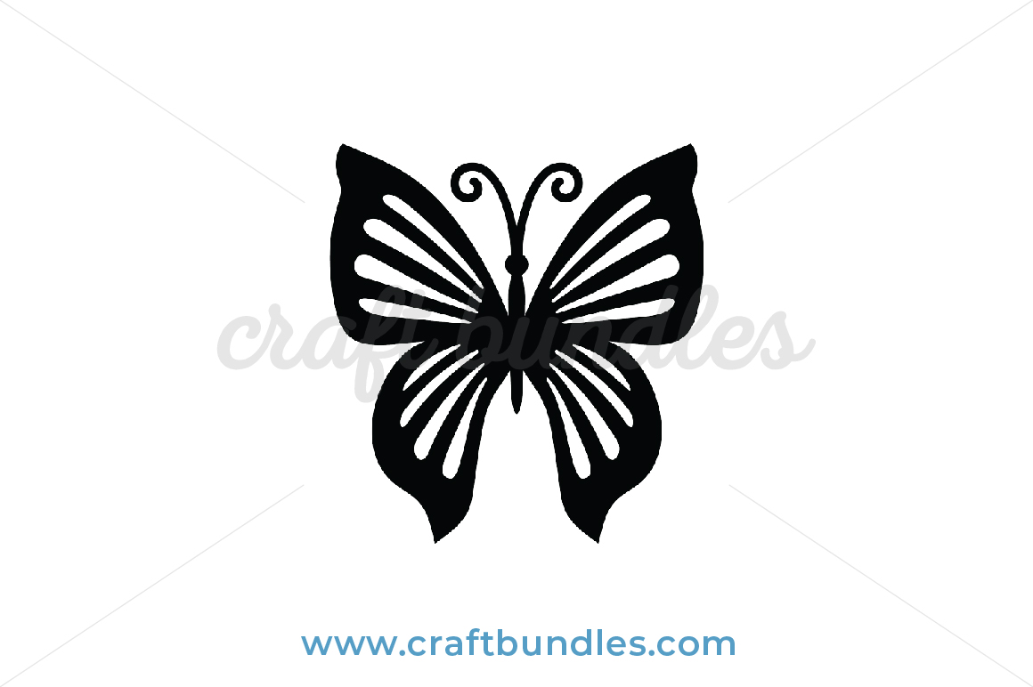 Download Decorative Butterfly Design SVG Cut File - CraftBundles