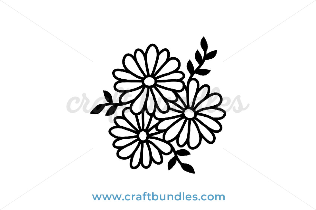Flower Pattern SVG Cut File - CraftBundles