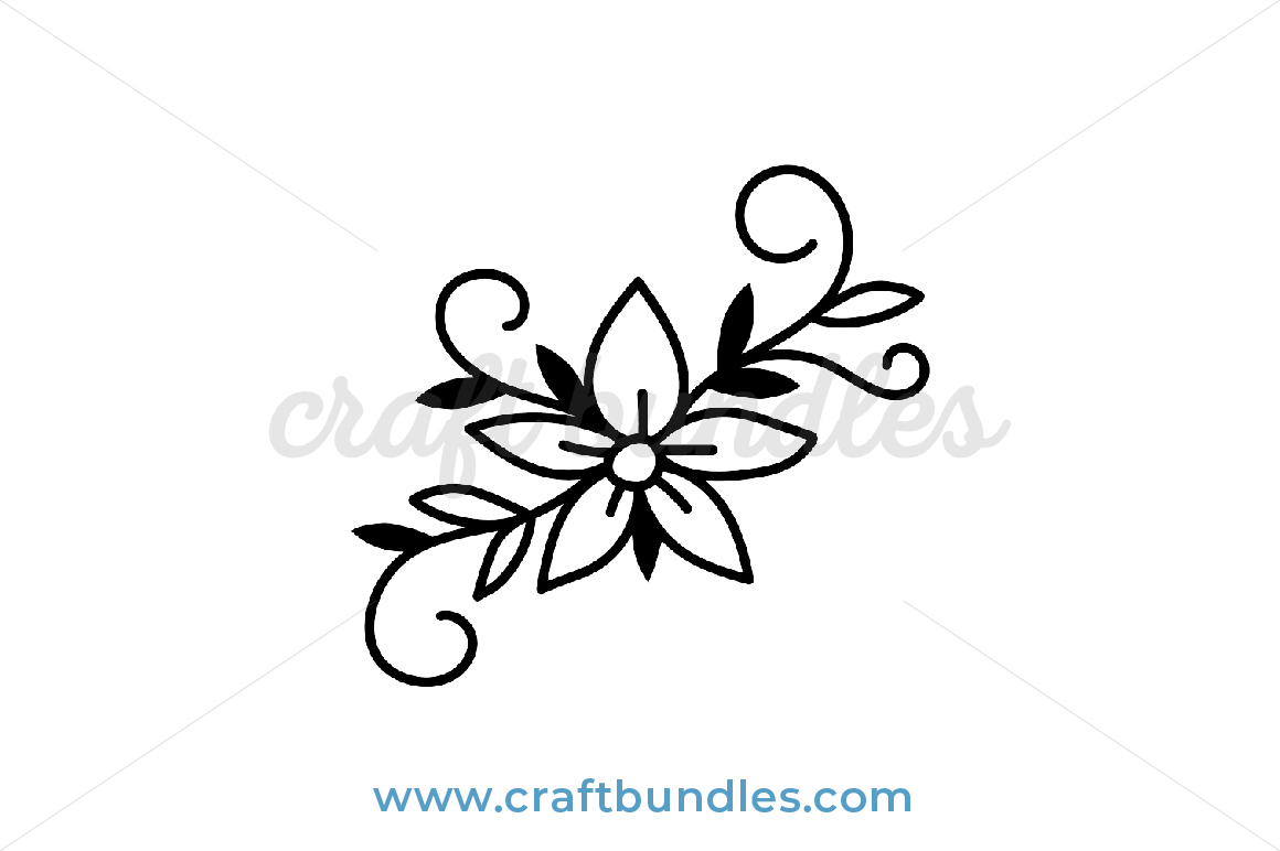 Flower Pattern SVG Cut File - CraftBundles