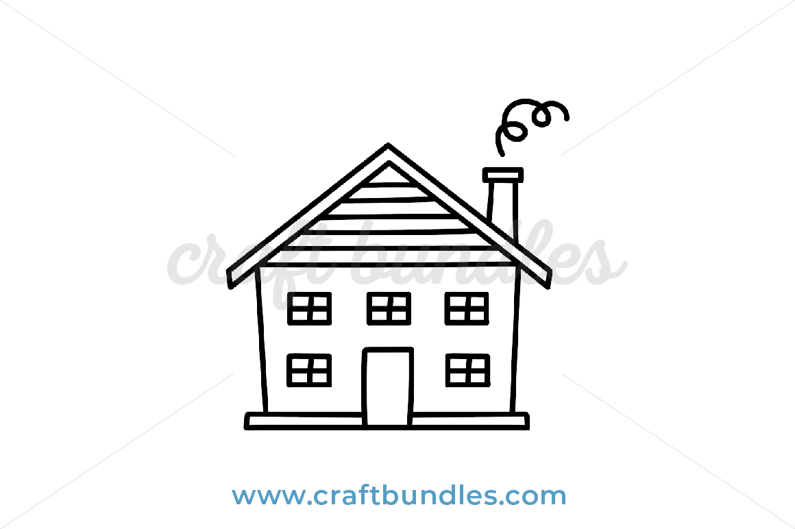 Download Cute House SVG Cut File - CraftBundles
