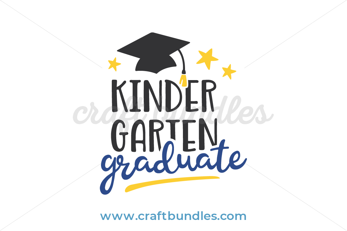 Download Kindergarten Grad SVG Cut File - CraftBundles