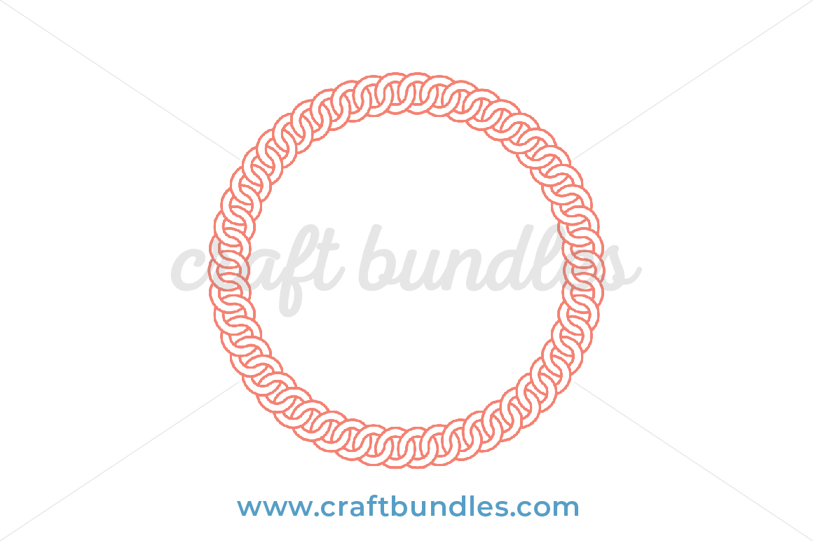 Download Simple Round Frame Svg Cut File Craftbundles