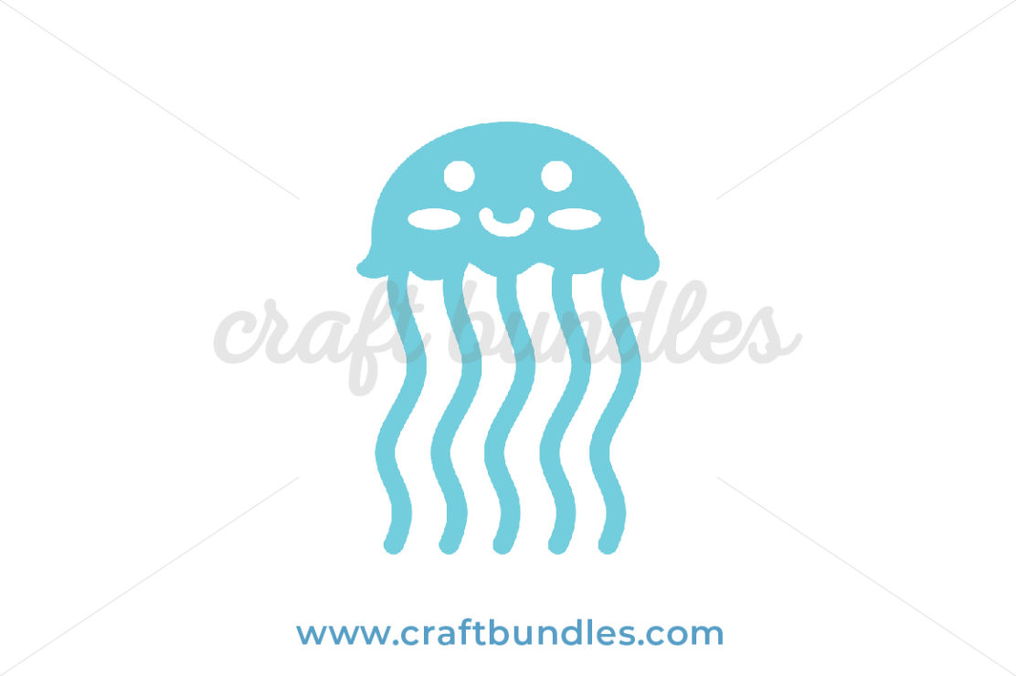 Download Cute Jellyfish SVG Cut File - CraftBundles