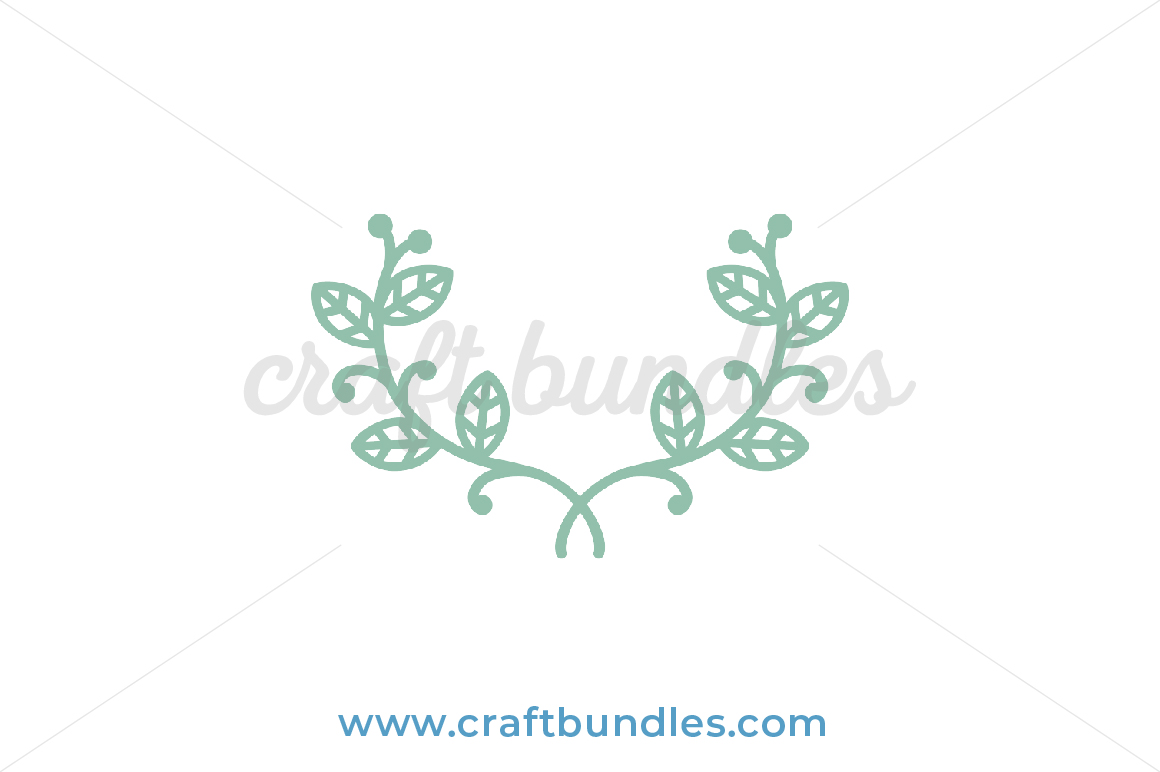 Download Leaves Border Design Svg Cut File Craftbundles