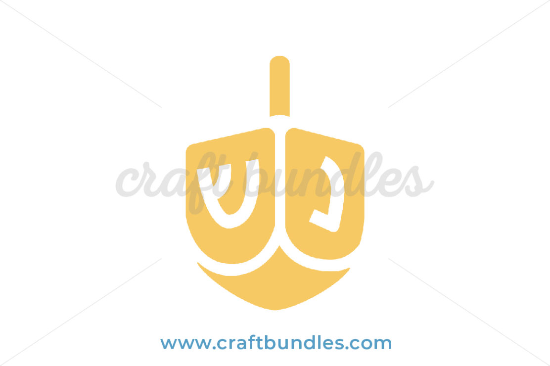 Dreidel SVG Cut File - CraftBundles