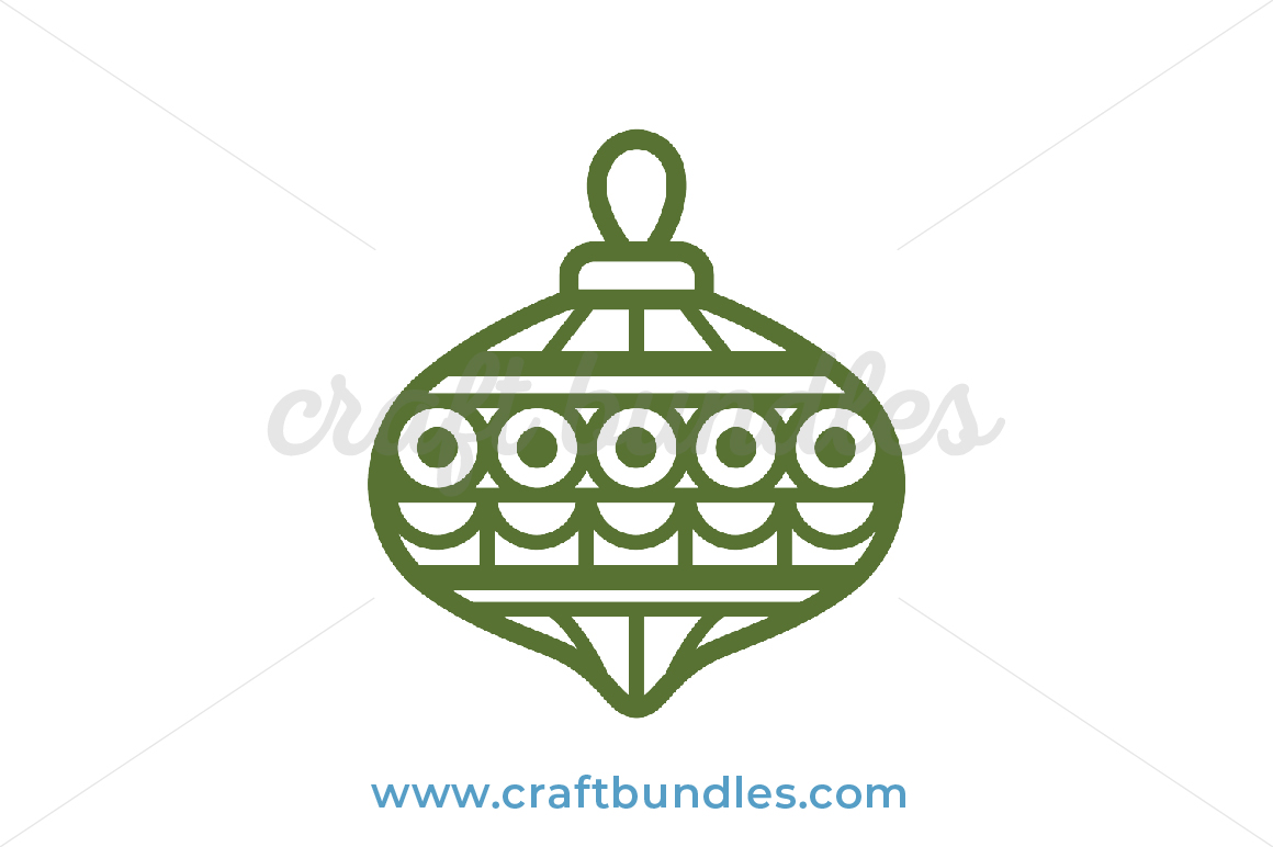 Christmas Bauble SVG Cut File - CraftBundles