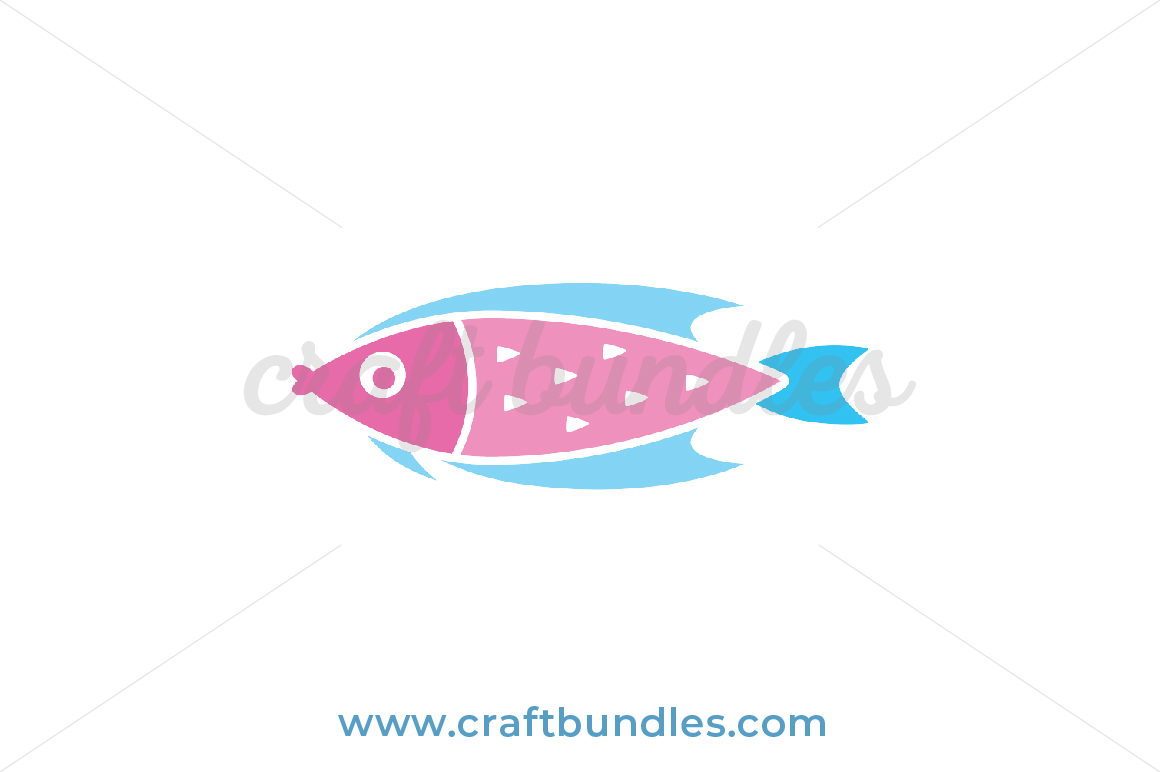 Fish SVG Cut File - CraftBundles