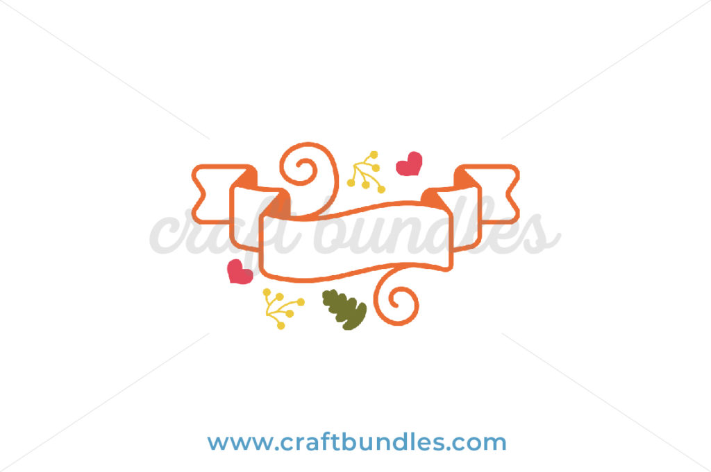 Decorative Banner SVG Cut File - CraftBundles