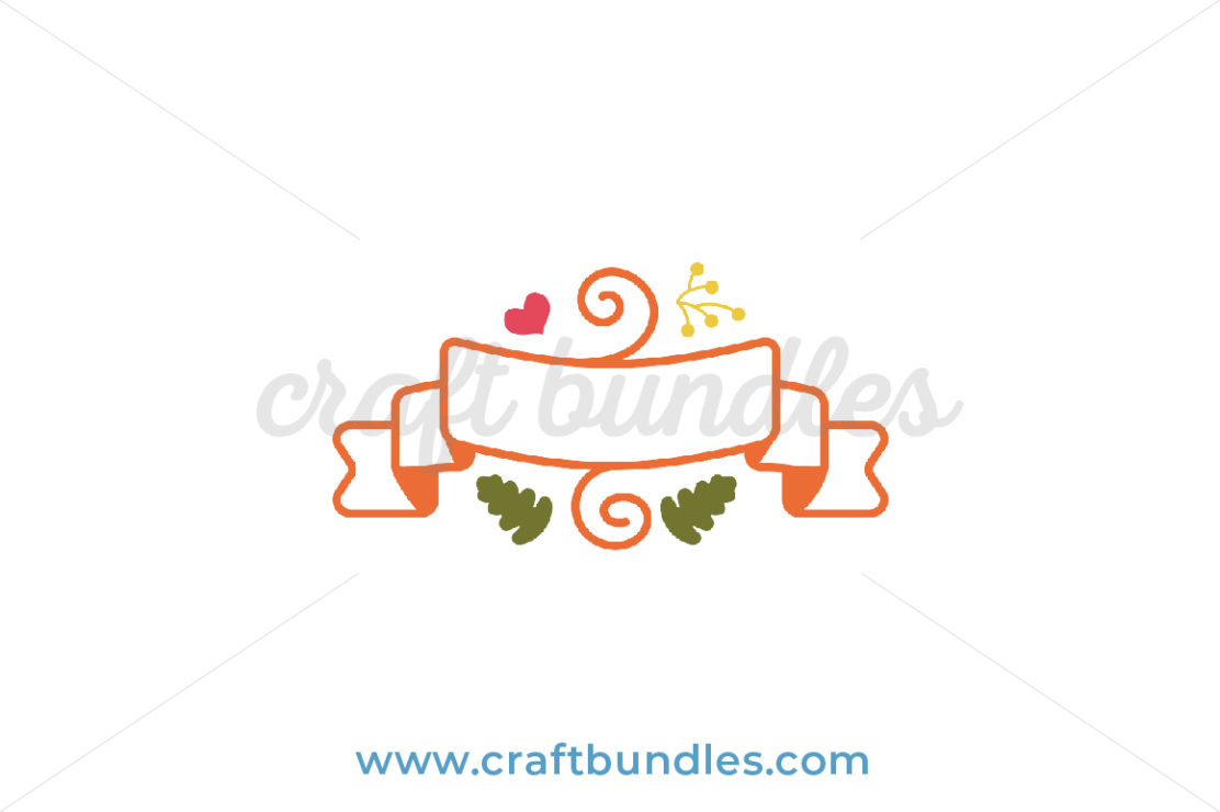 Decorative Banner SVG Cut File - CraftBundles