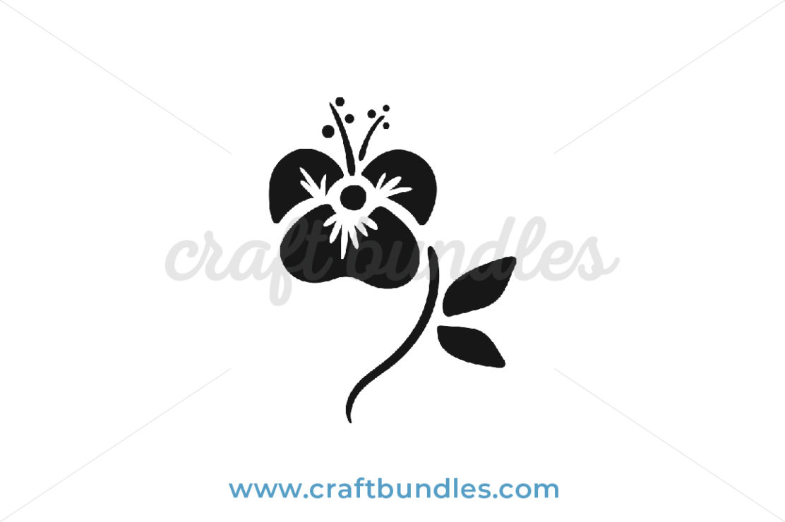 Simple Flower Svg Cut File Craftbundles