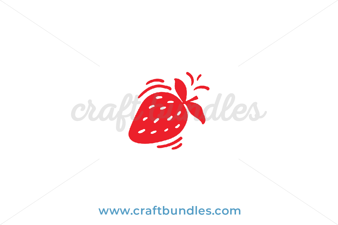 Download Artistic Strawberry Svg Cut File Craftbundles