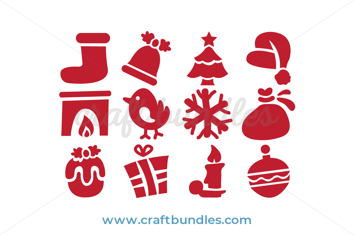 Christmas Elements SVG Cut File - CraftBundles
