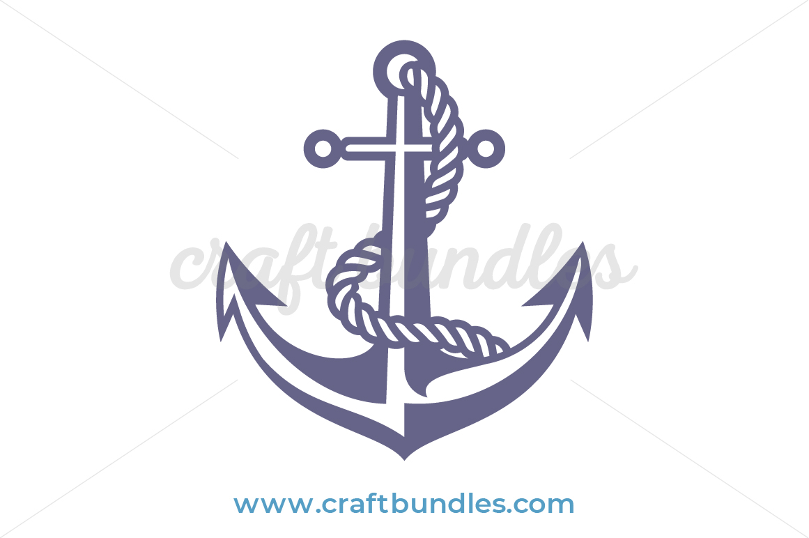 Sailor Anchor SVG Cut File - CraftBundles
