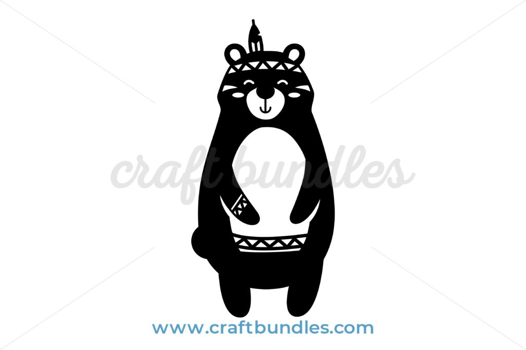 Tribal Bear Svg Cut File Craftbundles