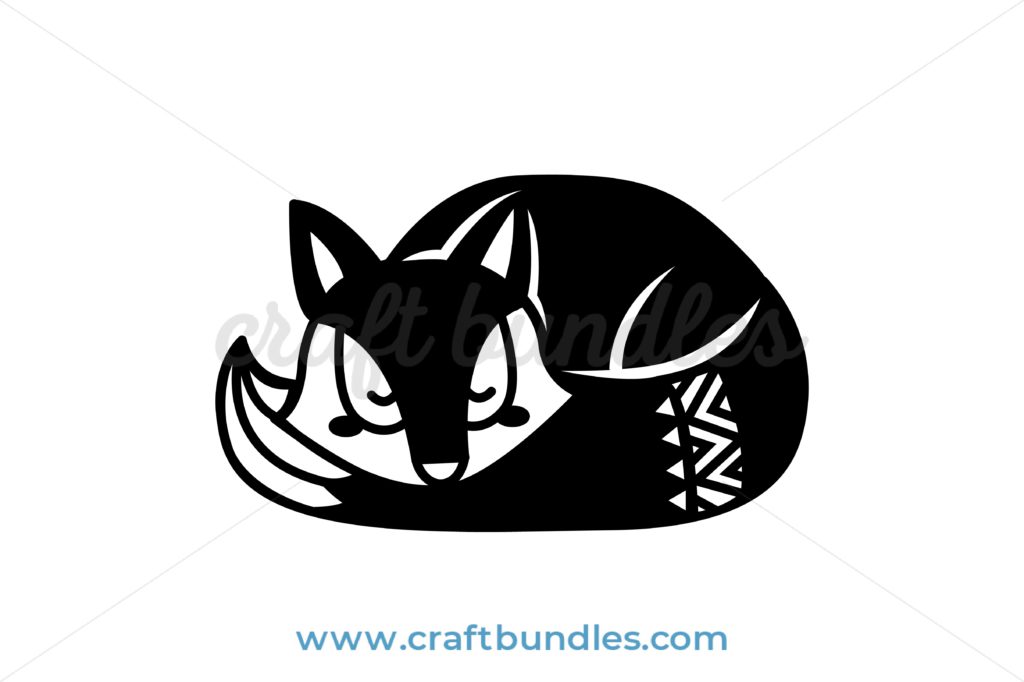 Tribal Fox Svg Cut File Craftbundles