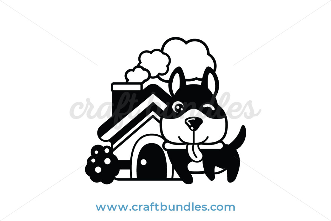 Dog SVG Cut File - CraftBundles