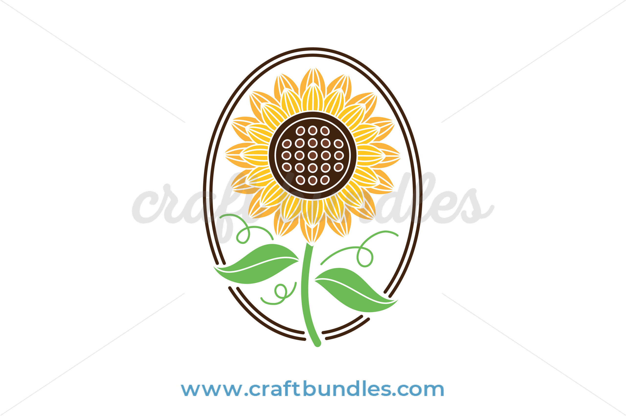 Download Sunflower SVG Cut File - CraftBundles