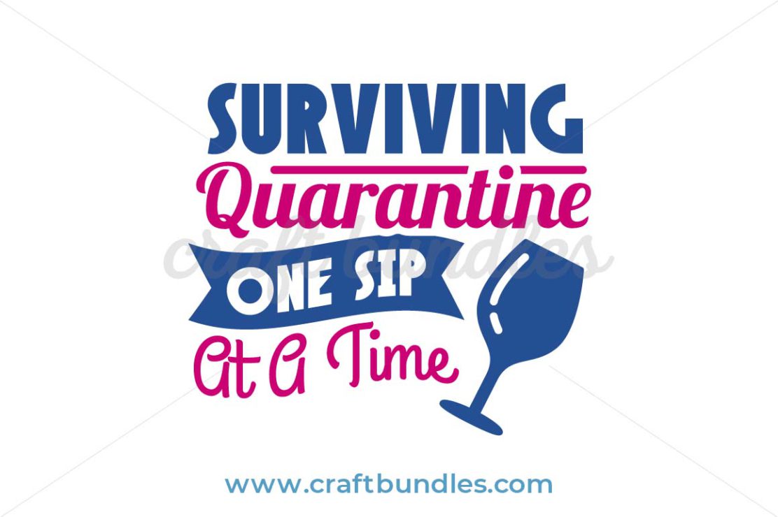 Download One Sip At A Time SVG Cut File - CraftBundles