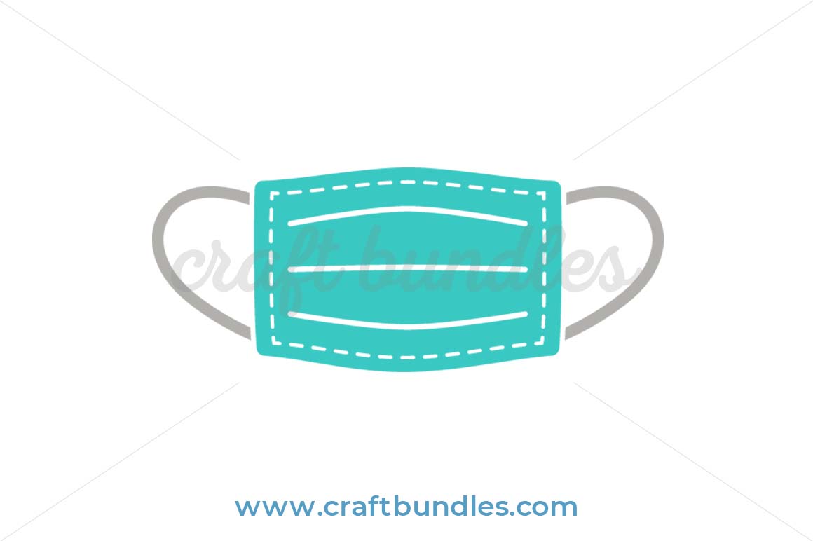 Download Surgical Mask Svg Cut File Craftbundles