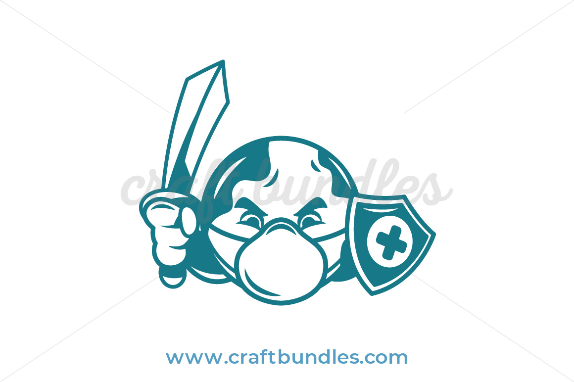 Download Earth Shield And Sword Svg Cut File Craftbundles