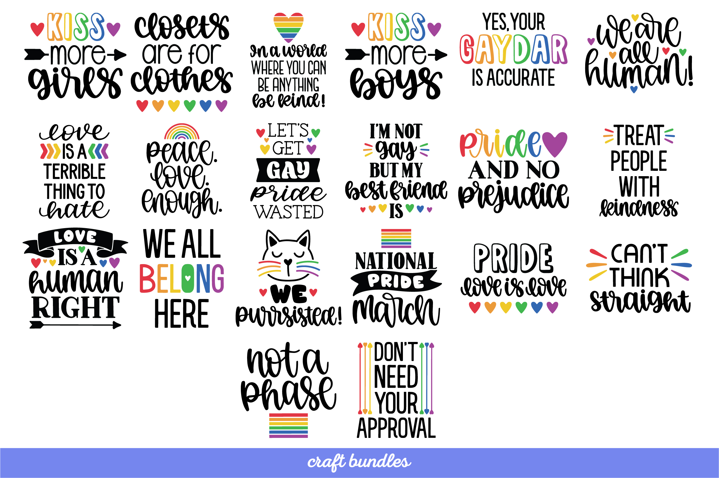 Download Mini Pride Svg Bundle Craftbundles