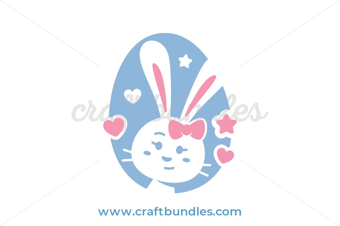 Easter Rabbit SVG Cut File - CraftBundles